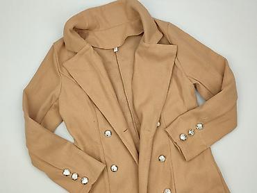 kolor camel: Płaszcz damski, rozmiar S — 1