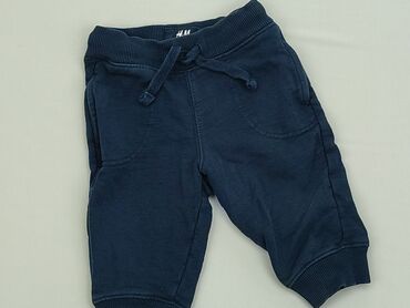 Spodnie: Spodnie H&M, 6-9 m, wzrost - 74 cm., Bawełna, stan - Idealny