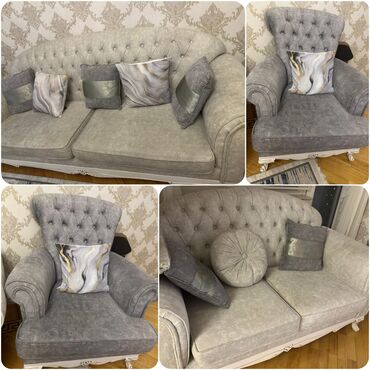 Sifarişlə dolablar: İşlənmiş, Divan, 2 kreslo, Divan