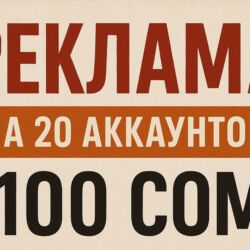 реклама ош квартира: 📢 «20 аккаунтка – болгону 100 сом!»☺️ Жарнагыңды 20 активдүү Lalafo
