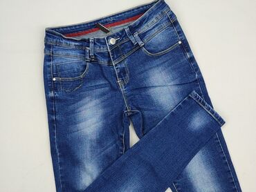 c a jeansy z wysokim stanem: Jeansy damskie, rozmiar S