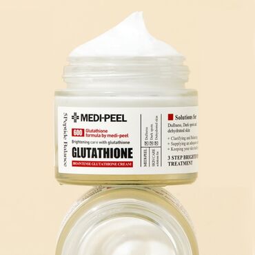 защитный крем для лица: Осветляющий крем с глутатионом Medi-Peel Bio Intense Glutathione White