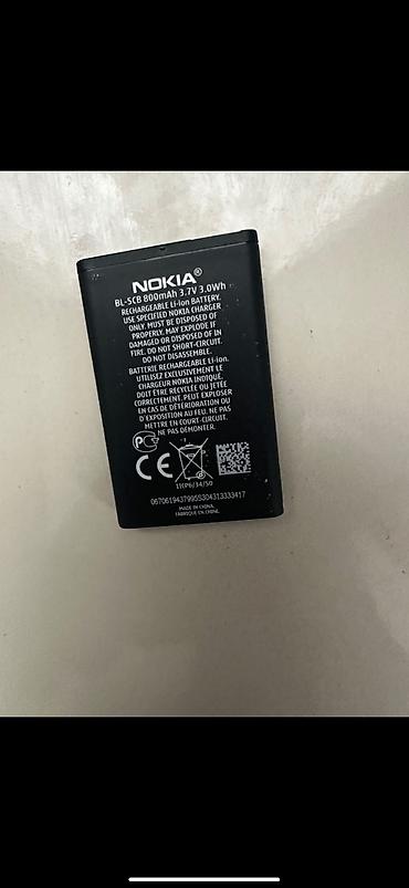 Telefon ehtiyat hissələri: Nokia telefonları üçün ehtiyat batareyalar 2 si birlikdə 5 Manat — 1