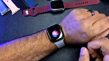 Другие смарт-часы: Smart watch оригинал ✅ Версия : Hk9 pro♥️ цвета : серый ⬜ черный ⬛ — 7