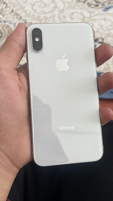 Мобильные телефоны: IPhone Xs, Б/у, 256 ГБ, Белый, Чехол, 73 % — 2