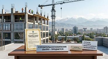 Готовый бизнес: Продаю строительную компанию (ОсОО) с лицензией 2-го уровня — 1