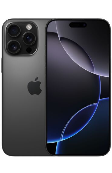 ipone dubay: IPhone 16 Pro Max, 256 GB, Qara, Simsiz şarj, Sənədlərlə, Zəmanət