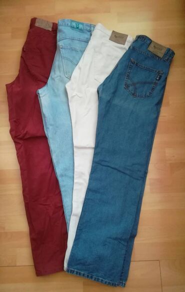 pantalone texas orginal: Paket 4 para farmerki sve za 700 din vel 31/32 (s/m)-,obim struka