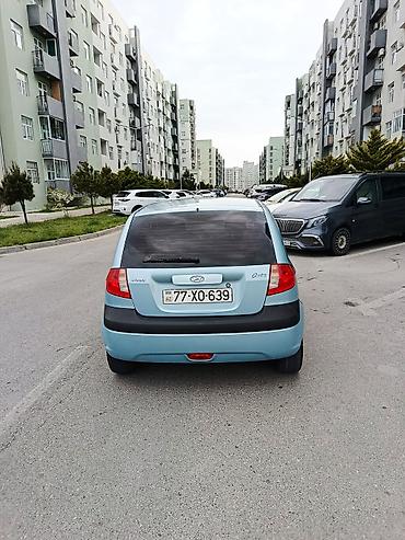 hyundai getz starter: Hyundai Getz, açıq mavi rəng, 5 qapı, şəhər üçün ideal kompaktafto — 3