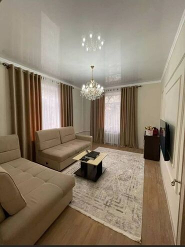 квартира ахунбаева советский: 2 комнаты, 56 м², Хрущевка, 2 этаж, Евроремонт