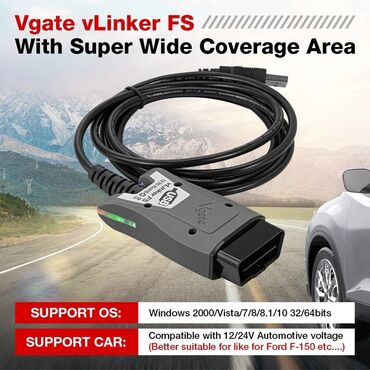 Alati za automobile: Vgate vLinker FS USB OBD2 za Ford Mazda MS CAN HS CAN Auto — 6