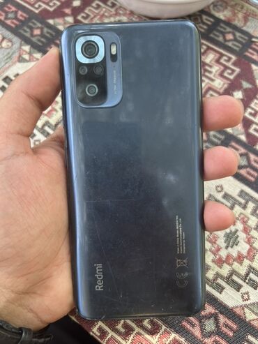 Redmi: Redmi Note 10, 128 GB, rəng - Boz, Qırıq