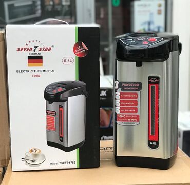 Elektrik çaydanları: Termopot “Seven Star” ✅24 saat isti su saxlama ✅istehlak gücü 750