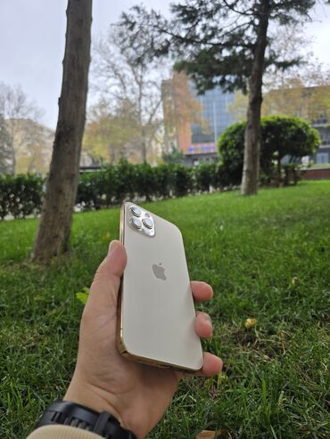 iphone 12 pro gold: IPhone 12 Pro Max, 256 GB, Qızılı, Face ID