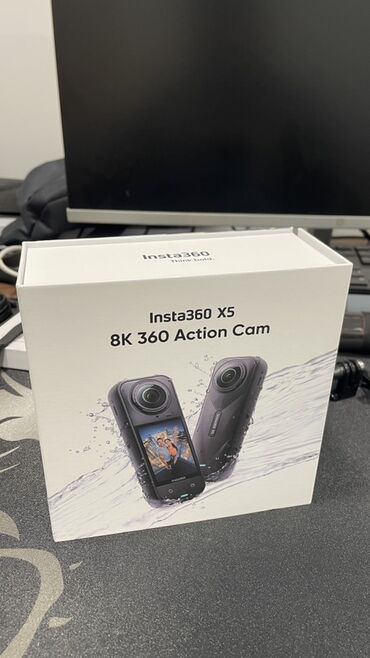 Videokameralar: Insta360 X5 — ideal vəziyyətdə, çox az istifadə olunub. 8K çəkiliş -da lalafo.az — 1 Videokameralar: Insta360 X5 — ideal vəziyyətdə, çox az istifadə olunub. 8K çəkiliş — 1