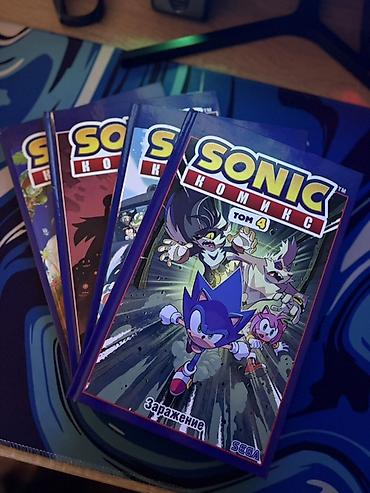 Набор комиксов «Sonic» (официальная серия SEGA), русское издание, в at lalafo.kg Набор комиксов «Sonic» (официальная серия SEGA), русское издание, в