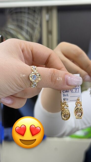 Üzüklər: Üzük, Sarı qızıl, 585 Əyar — 8