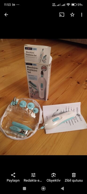 manikur ucun: Manikur. pedikur. aparati. Germaniyanindi. Primark