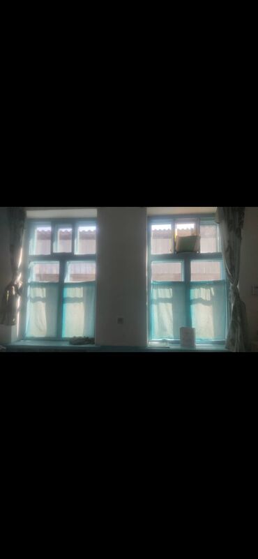 Окна: Деревянное окно, цвет - Голубой, Б/у, 183 *115, Самовывоз