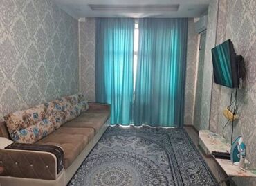 тоголок молдо фрунзе: 2 бөлмө, 47 кв. м, Элитка, 9 кабат, Евроремонт