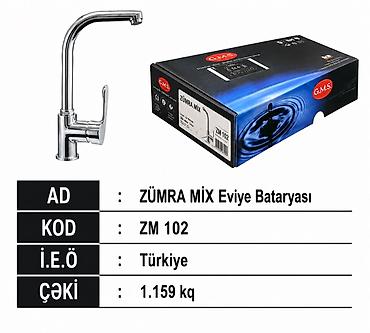 mətbəx qapıları: ZÜMRA MİX eviyə bataryası - Model/kod: ZM 102 - Mənşə: Türkiyə - — 1