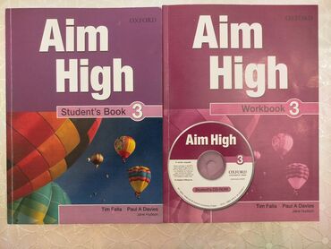 книга по азербайджанскому языку 6 класс: Aim high B1* səviyyəsi üçün student və workbook kitabı. Hər ikisi