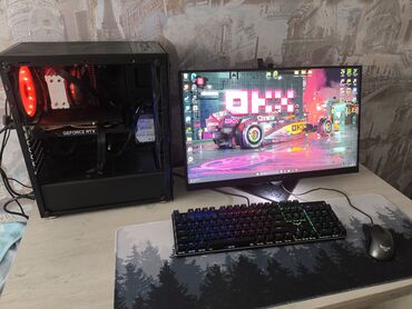 Настольные ПК и рабочие станции: Rtx 2060 super İ3-10100F 3.60Ghz Monitor HP OMEN X25 F 240Hz Ana