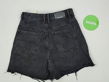 black jeans short: Stradivarius, Szorty damskie, rozmiar S — 3