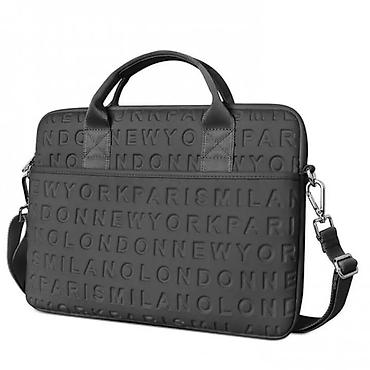 женские сумка: Сумка Wiwu 15.4дд Cosmo Handbag Vogue Laptop Slim Bag (with strap) — 1