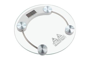 весы грамм: Стеклянные круглые весы с предельной нагрузкой до 180 кг – это удобное