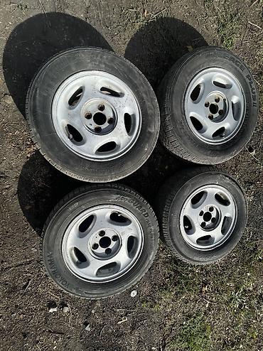 Колеса в сборе 185 / 70 / R 14, Зима, Б/у, Комплект, Легковые, Железные, отверстий - 4