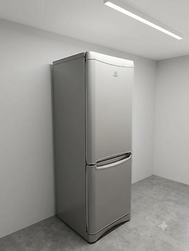 İşlənmiş 2 qapılı Indesit Soyuducu Satılır, rəng - Gümüşü