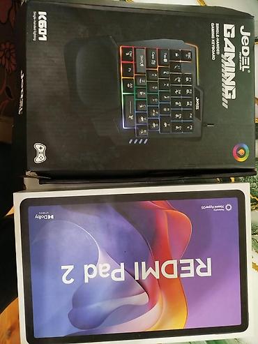 Xiaomi: Xiaomi Redmi Pad 2 planşeti + JeDEL K601 təkəlli oyun klaviaturası və — 4