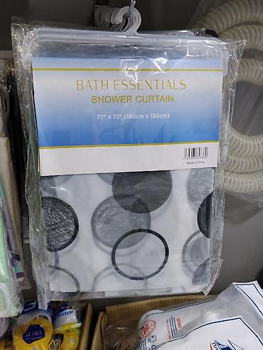 душевой шторы: Шторка для душа Bath Essentials - Тип: занавеска для душа - Размер — 1