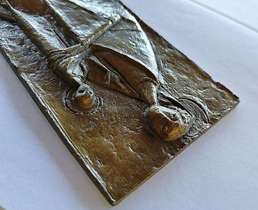 Stilske umetničke slike: Prof. ERVIN HUBER Bronza Bogorodice s detetom. Prof. Erwin Huber — 5