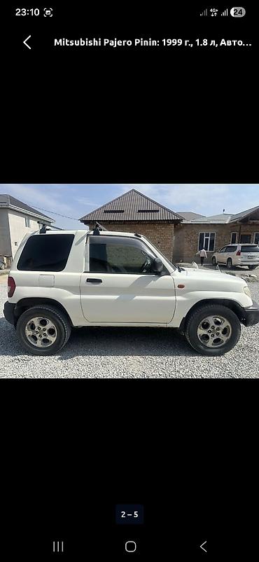 padjero mini: Mitsubishi Pajero Pinin: 1999 г., 1.8 л, Автомат, Бензин, Внедорожник — 2