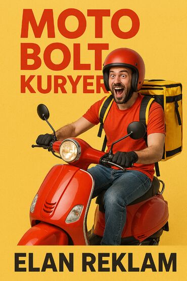 Taksi, logistika, çatdırılma: Moto-kuryer tələb olunur, Gündəlik ödəniş, Təcrübəsiz