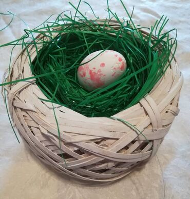 putni jastuci za vrat: Easter decoration, color - White, New