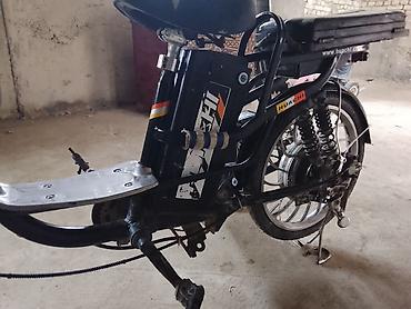 срочно продается электро велосипед: Электровелосипед/электромопед HUACHI E-Bike - Компоновка скутерного — 4