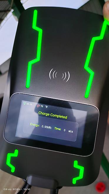 Зарядные устройства для электромобилей: Стационарная зарядная станция 7 квт GBT для авто с китайским портом — 8