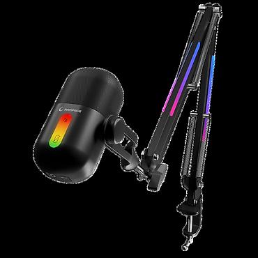 Dostupan u CRNOJ i BELOJ boji. Mikrofon Arpeggio Rampage RGB, crni