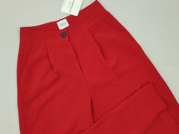 sukienka obcisła czerwona: Material trousers for women, size S