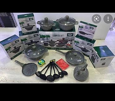 набор uakeen отзывы: Набор кухонной посуды Uakeen Granite Cookware — комплект из 21 — 2