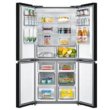 ağıllı soyuducu: Midea MDRF632FIF22 Soyuducu — dördqapılı Cross Door, 470 L • — 1