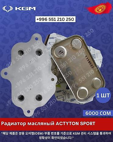 Радиатор масляный для SsangYong Actyon Sport (KGM). - Назначение