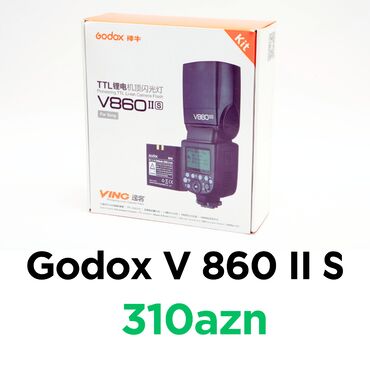 sony 1500 camera: Flaş işıq "Godox V 860 II S" Sony üçün ideal flaş işıqdır. Çox az