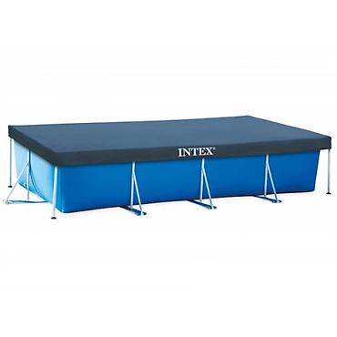 kovrolit satışı: Intex 28039 hovuz tenti | 450x220 sm Rectangular Frame hovuz örtüyü — 1