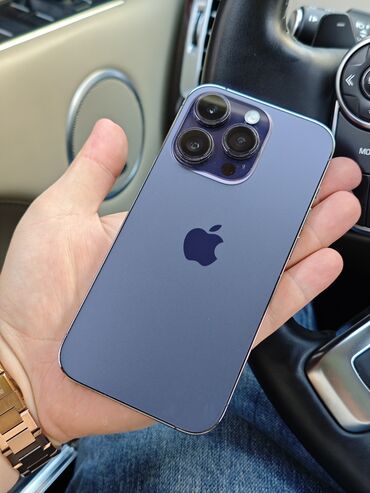 купить бэушный ноутбук: IPhone 14 Pro, Колдонулган, 256 ГБ, Deep Purple, Каптама, Заряддоочу түзүлүш, Коргоочу айнек, 83 %