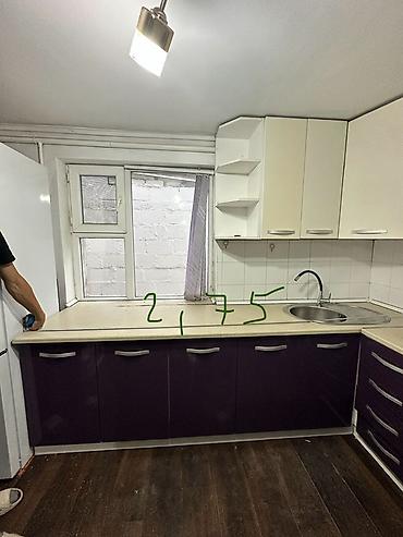 silver kitchen: Кухонный гарнитур, Б/у, цвет - Фиолетовый, Самовывоз — 7