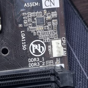 Материнские платы: Материнская плата, Б/у, Gigabyte, LGA1150, Micro-ATX, Для ПК — 7